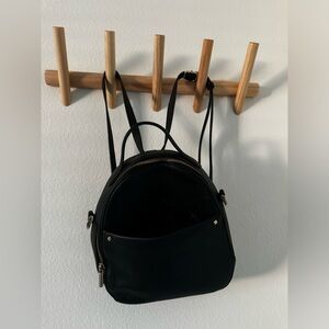 black backpack/ purse